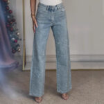 Women's High-end High Waist Straight Personalized Hot Girl High Street Trousers - Image 4