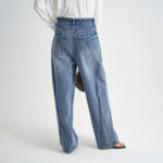 Blue Washed Loose Jeans High-end Women's Trousers High-grade - Image 2