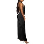 Halter Slit Formal Dress Long Dress Pleated Sleeveless - Image 10