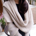 Sweater Scarf Cashmere Ladies Girl Woman Clothing Casual Wear - Image 6