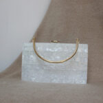 Metallic portable acrylic dinner bag light luxury handbag - Image 3