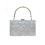 Metallic portable acrylic dinner bag light luxury handbag - Image 5