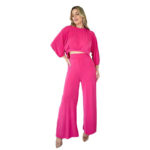 Wide Leg Pants Casual Set - Image 6