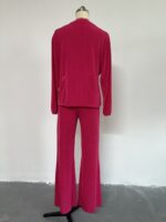 Wide Leg Pants Casual Set - Image 3