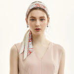 Spring silk scarf - Image 4