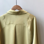 Women's silk satin shirt - Image 4