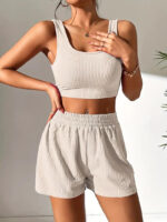 Fashion Casual Vest Shorts Set - Image 8