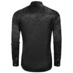 Men's Silk Satin Dress Shirt - Image 4