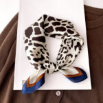 Silk Scarf Women Fashion Small Silk Scarf - Image 7