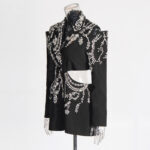 Female High-end Nail Drill Backless Hollow Out Jacket - Image 4