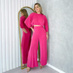 Wide Leg Pants Casual Set - Image 9