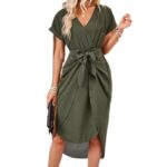 Short Sleeve Loose Binding Dress High-end Women's Clothing - Image 6