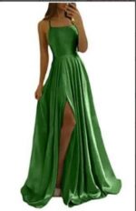 Evening Dress Prom Robe Formal  Simple Split - Image 5